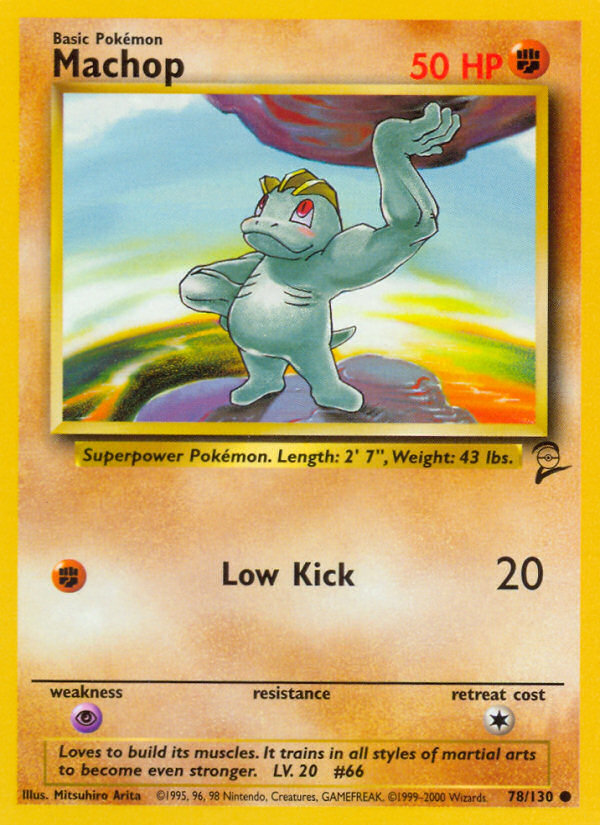 Machop (78/130) [Base Set 2] | Deep Dive Games St. Marys