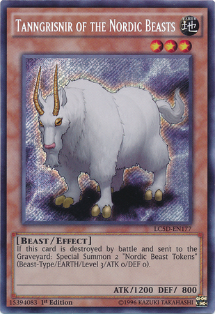 Tanngrisnir of the Nordic Beasts [LC5D-EN177] Secret Rare | Deep Dive Games St. Marys