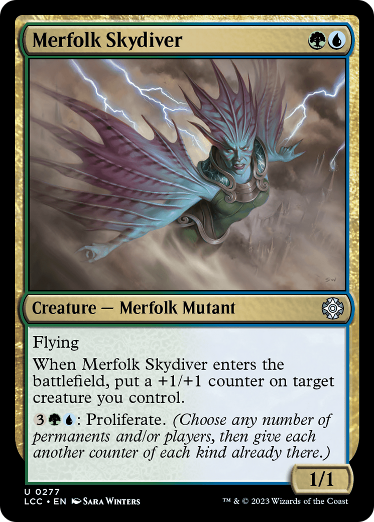 Merfolk Skydiver [The Lost Caverns of Ixalan Commander] | Deep Dive Games St. Marys
