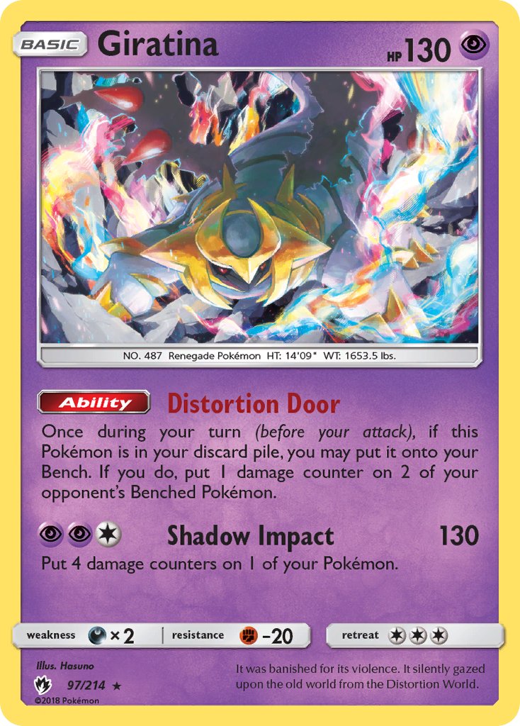 Giratina (97/214) (Theme Deck Exclusive) [Sun & Moon: Lost Thunder] | Deep Dive Games St. Marys