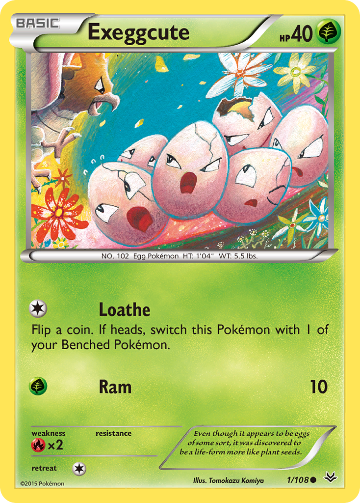 Exeggcute (1/108) [XY: Roaring Skies] | Deep Dive Games St. Marys