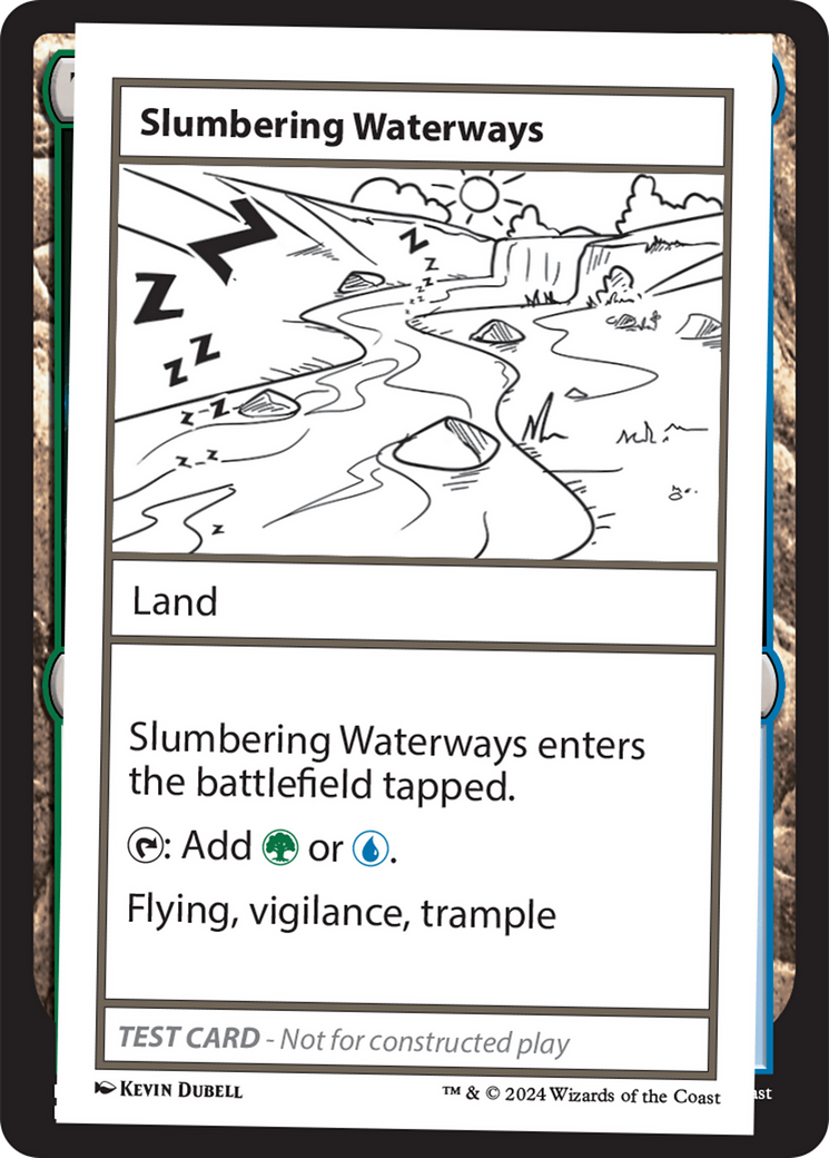 Slumbering Waterways [Mystery Booster 2 Playtest Cards] | Deep Dive Games St. Marys