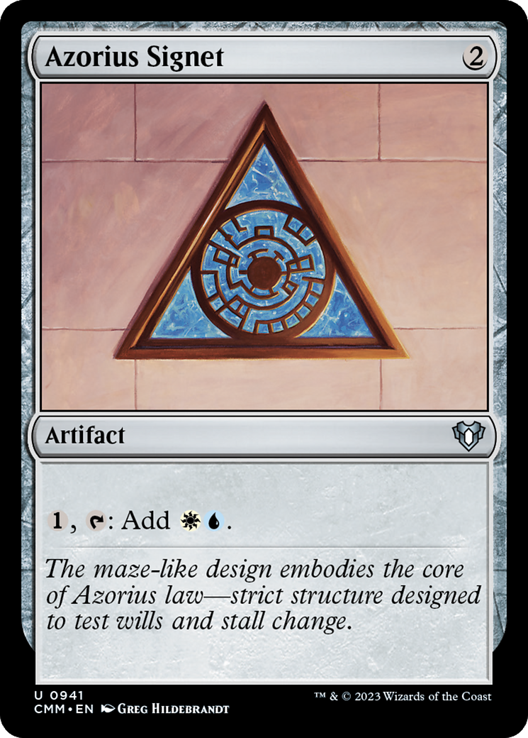 Azorius Signet [Commander Masters] | Deep Dive Games St. Marys