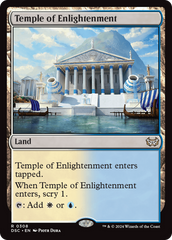 Temple of Enlightenment [Duskmourn: House of Horror Commander] | Deep Dive Games St. Marys