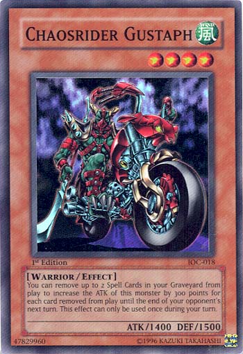 Chaosrider Gustaph [IOC-018] Super Rare | Deep Dive Games St. Marys