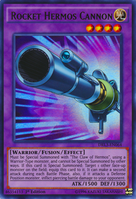 Rocket Hermos Cannon [DRL3-EN064] Ultra Rare | Deep Dive Games St. Marys
