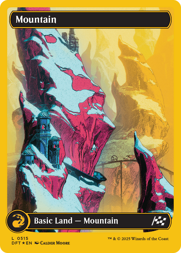 Mountain (0515) (First-Place Foil) [Aetherdrift] | Deep Dive Games St. Marys