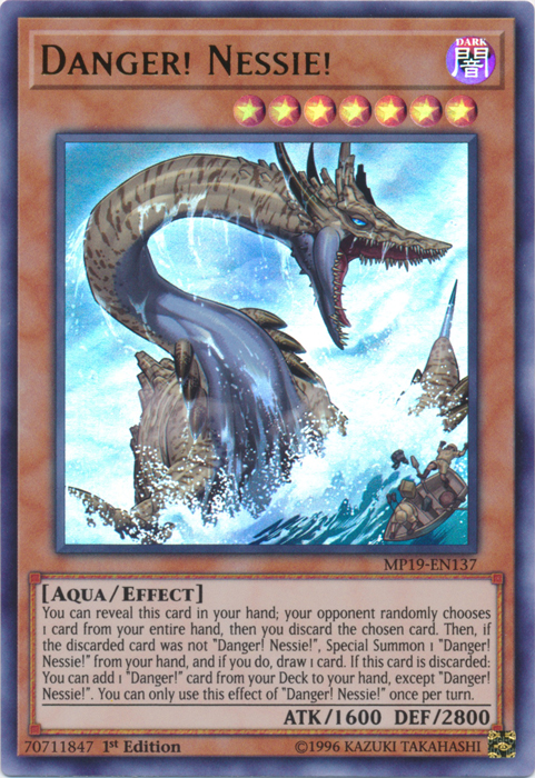 Danger! Nessie! [MP19-EN137] Ultra Rare | Deep Dive Games St. Marys