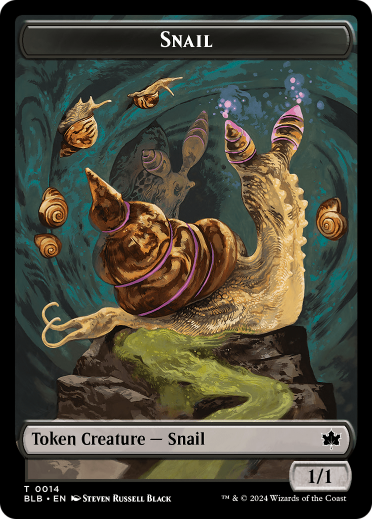 Snail Token [Bloomburrow Tokens] | Deep Dive Games St. Marys