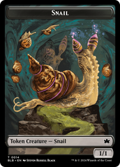 Snail // Thundertrap Trainer Double-Sided Token [Bloomburrow Tokens] | Deep Dive Games St. Marys