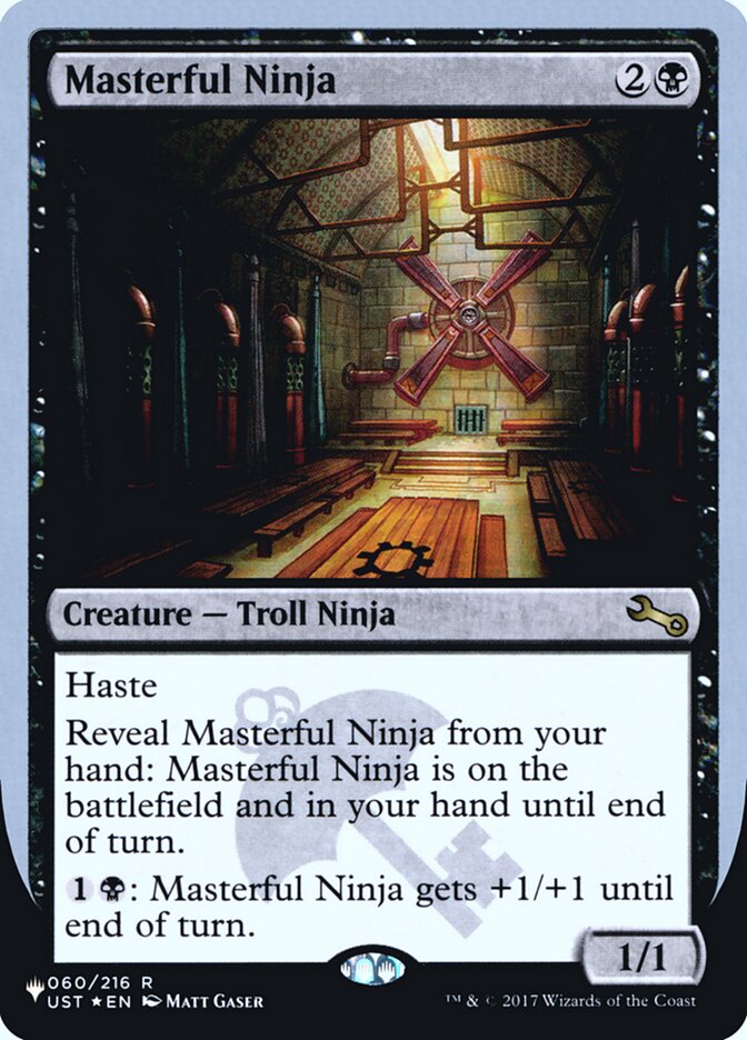 Masterful Ninja (Unfinity Foil Edition) [The List] | Deep Dive Games St. Marys