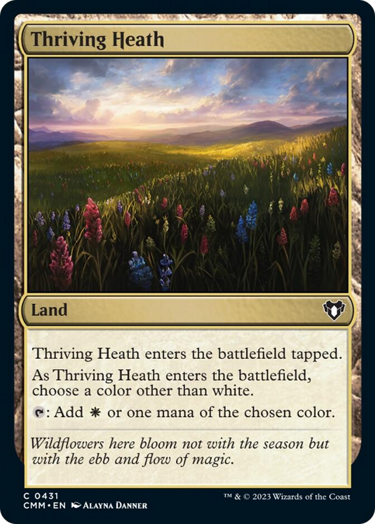 Thriving Heath [Commander Masters] | Deep Dive Games St. Marys