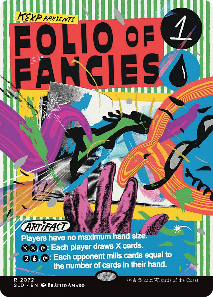 Folio of Fancies (Rainbow Foil) [Secret Lair Drop Series] | Deep Dive Games St. Marys