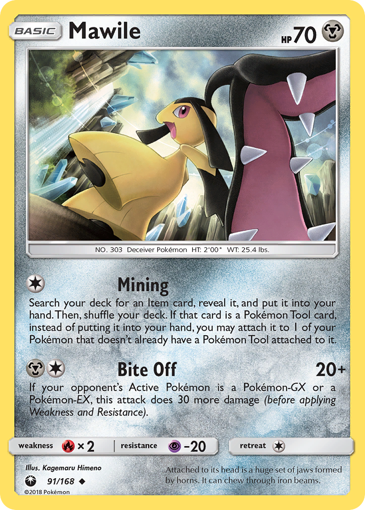 Mawile (91/168) [Sun & Moon: Celestial Storm] | Deep Dive Games St. Marys