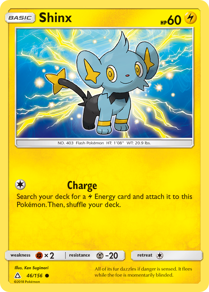 Shinx (46/156) [Sun & Moon: Ultra Prism] | Deep Dive Games St. Marys