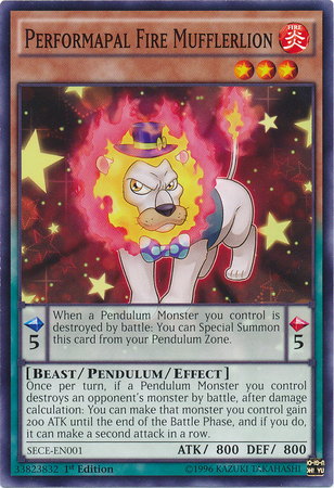 Performapal Fire Mufflerlion [SECE-EN001] Common | Deep Dive Games St. Marys