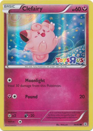 Clefairy (50/83) (Toys R Us Promo) [XY: Generations] | Deep Dive Games St. Marys