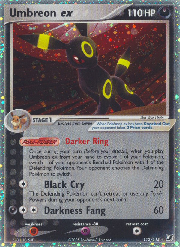 Umbreon ex (112/115) [EX: Unseen Forces] | Deep Dive Games St. Marys