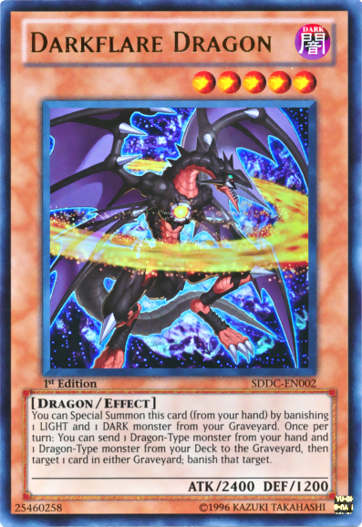 Darkflare Dragon [SDDC-EN002] Ultra Rare | Deep Dive Games St. Marys