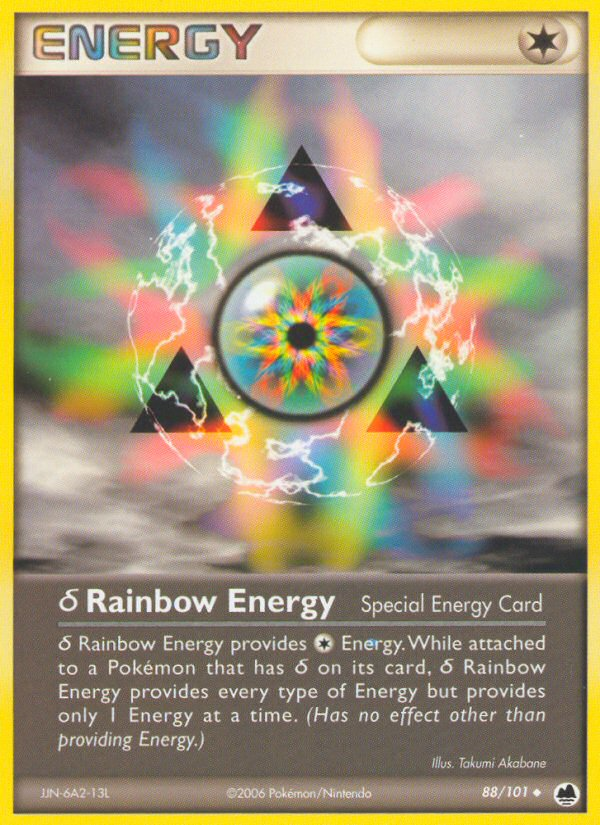 Rainbow Energy (88/101) (Delta Species) [EX: Dragon Frontiers] | Deep Dive Games St. Marys