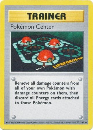 Pokemon Center (85/102) [Base Set Shadowless Unlimited] | Deep Dive Games St. Marys