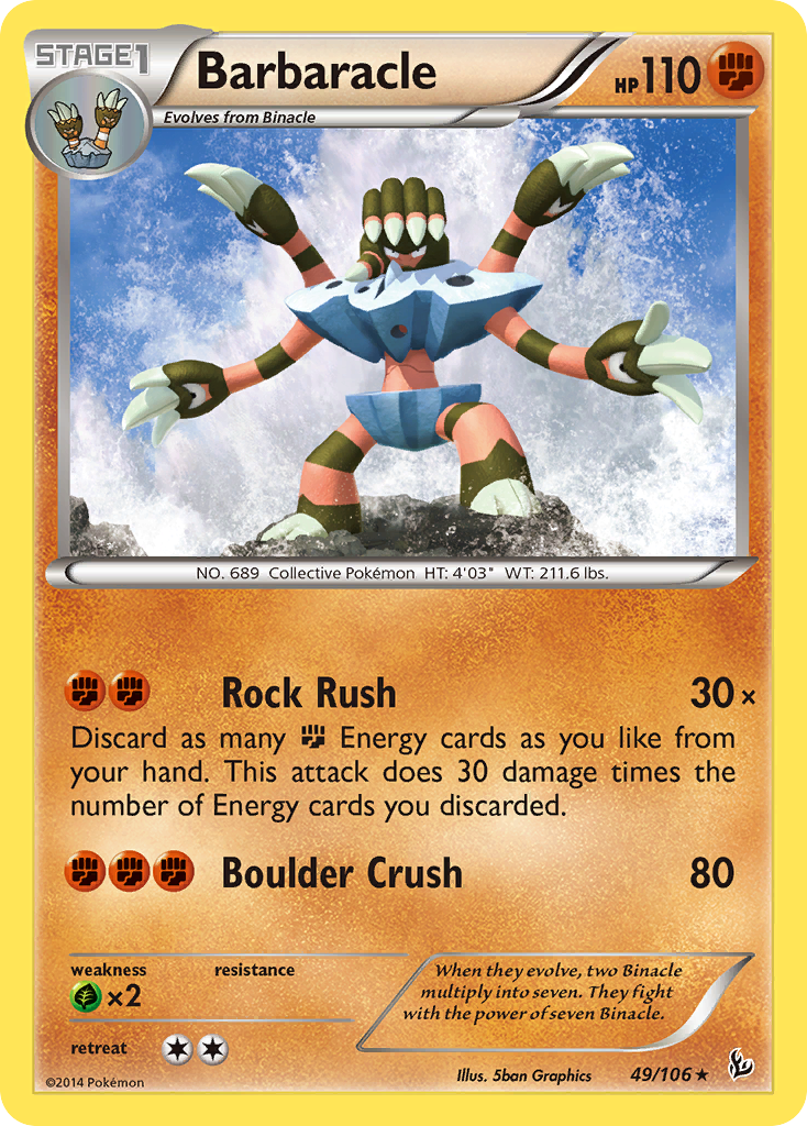 Barbaracle (49/106) [XY: Flashfire] | Deep Dive Games St. Marys