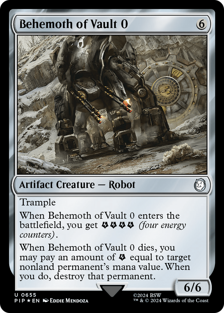 Behemoth of Vault 0 (Surge Foil) [Fallout] | Deep Dive Games St. Marys