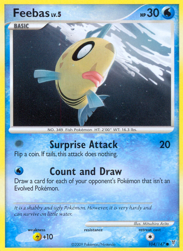 Feebas (104/147) [Platinum: Supreme Victors] | Deep Dive Games St. Marys