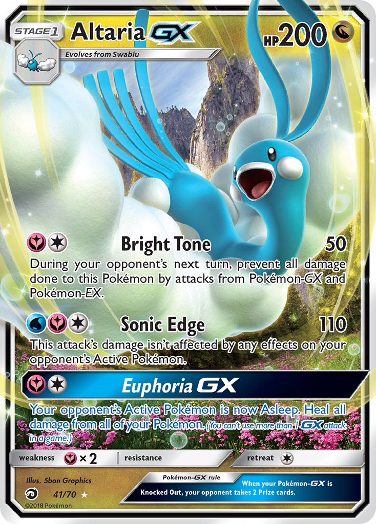 Altaria GX (41/70) [Sun & Moon: Dragon Majesty] | Deep Dive Games St. Marys