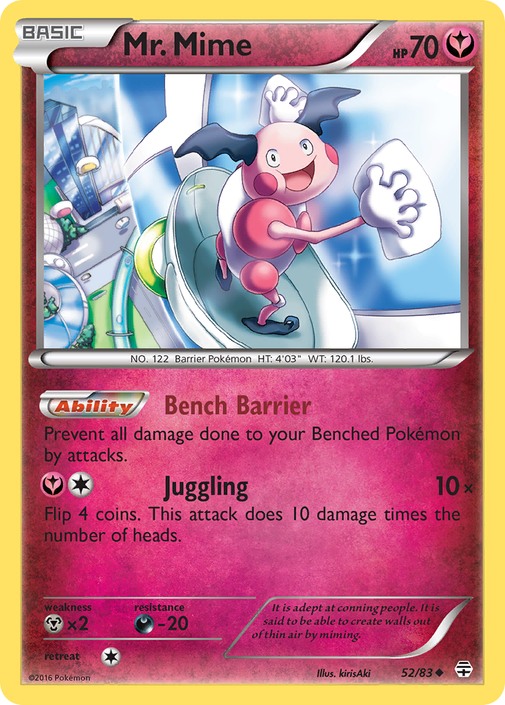 Mr. Mime (52/83) [XY: Generations] | Deep Dive Games St. Marys