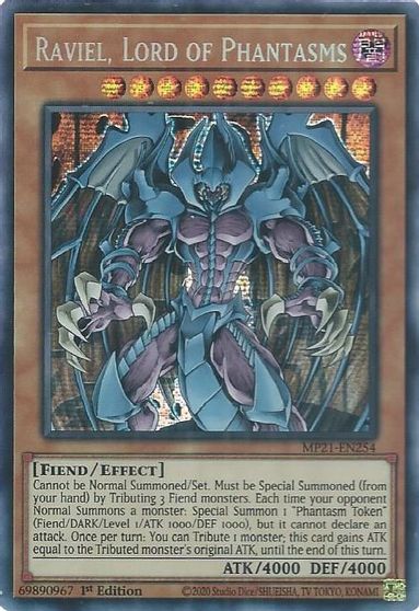 Raviel, Lord of Phantasms [MP21-EN254] Prismatic Secret Rare | Deep Dive Games St. Marys