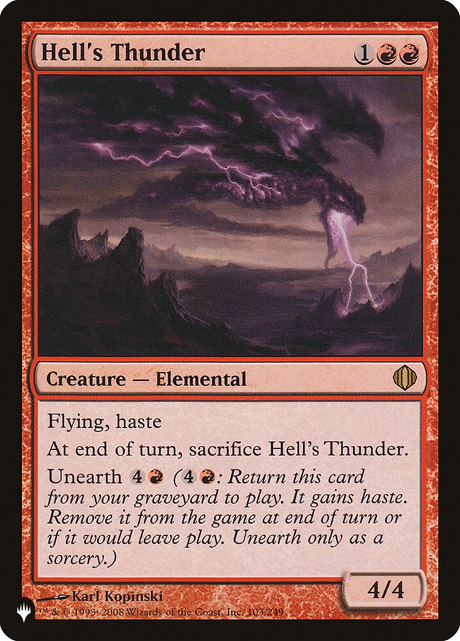 Hell's Thunder [The List] | Deep Dive Games St. Marys