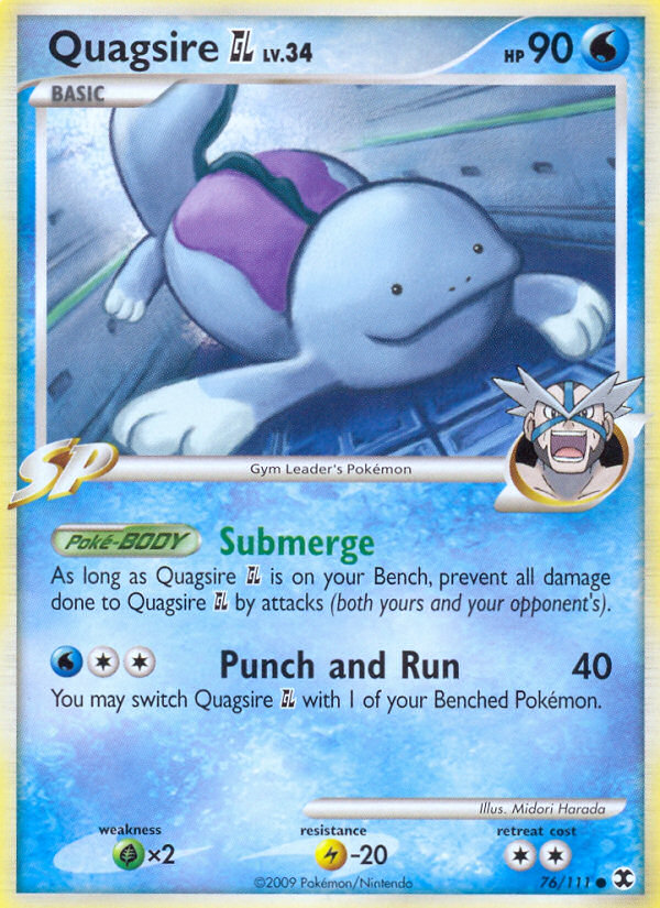 Quagsire GL (76/111) [Platinum: Rising Rivals] | Deep Dive Games St. Marys