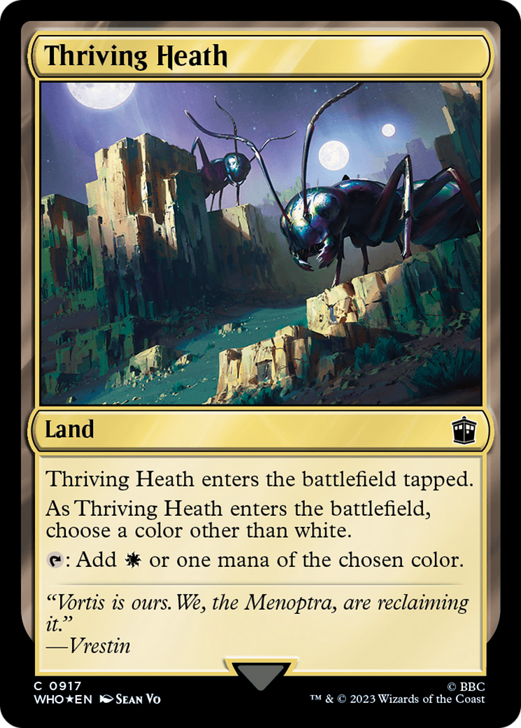 Thriving Heath (Surge Foil) [Doctor Who] | Deep Dive Games St. Marys