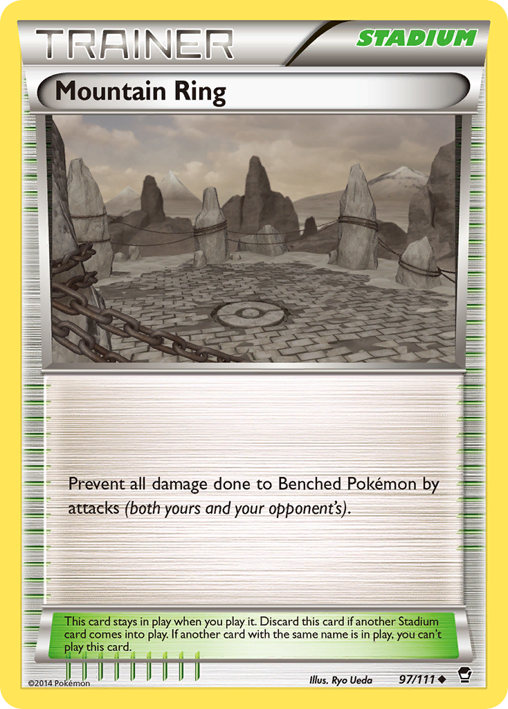 Mountain Ring (97/111) [XY: Furious Fists] | Deep Dive Games St. Marys