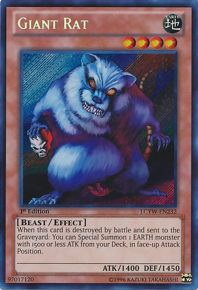 Giant Rat [LCYW-EN232] Secret Rare | Deep Dive Games St. Marys