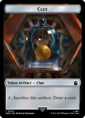Human (0005) // Clue (0023) Double-Sided Token [Doctor Who Tokens] | Deep Dive Games St. Marys