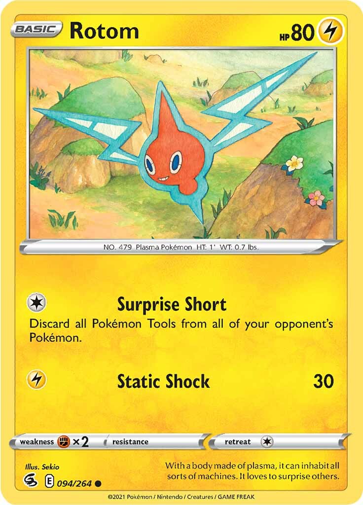 Rotom (094/264) [Sword & Shield: Fusion Strike] | Deep Dive Games St. Marys