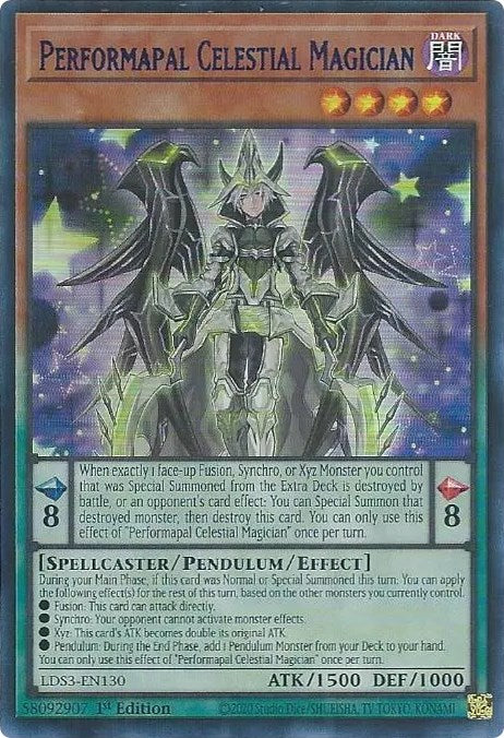 Performapal Celestial Magician (Blue) [LDS3-EN130] Ultra Rare | Deep Dive Games St. Marys