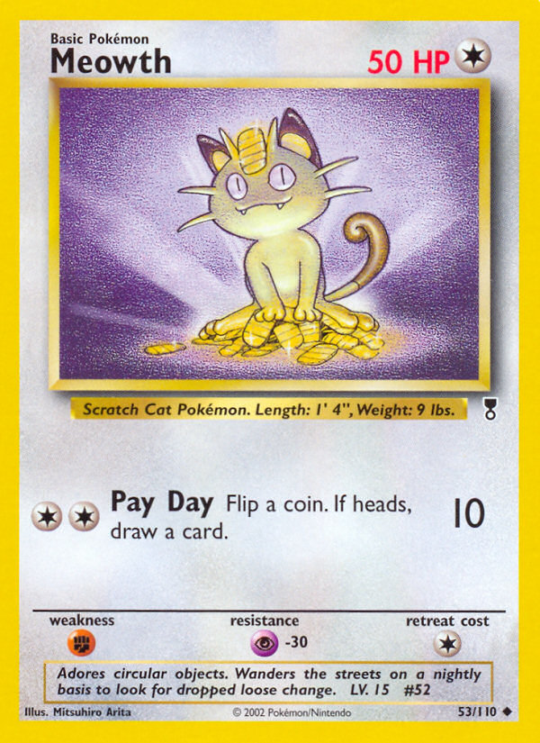 Meowth (53/110) [Legendary Collection] | Deep Dive Games St. Marys