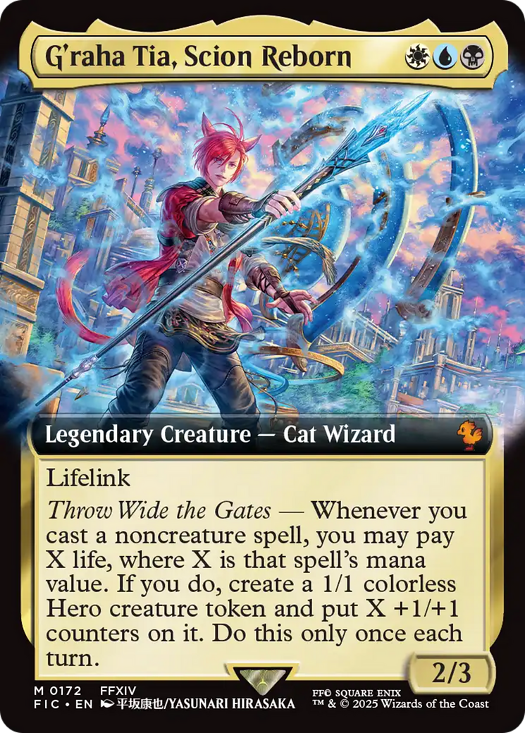 G'raha Tia, Scion Reborn (Extended Art) [FINAL FANTASY Commander] | Deep Dive Games St. Marys