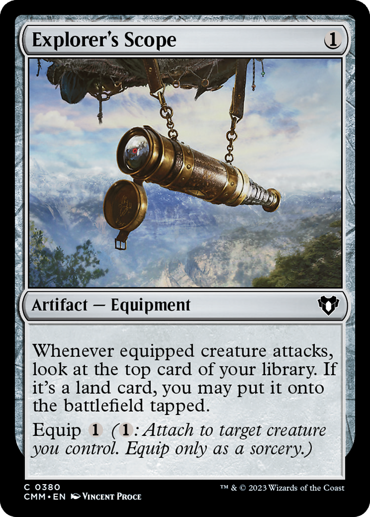 Explorer's Scope [Commander Masters] | Deep Dive Games St. Marys