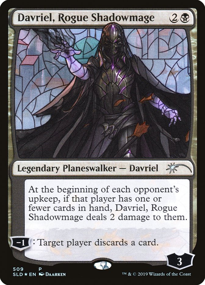 Davriel, Rogue Shadowmage (Stained Glass) [Secret Lair Drop Promos] | Deep Dive Games St. Marys