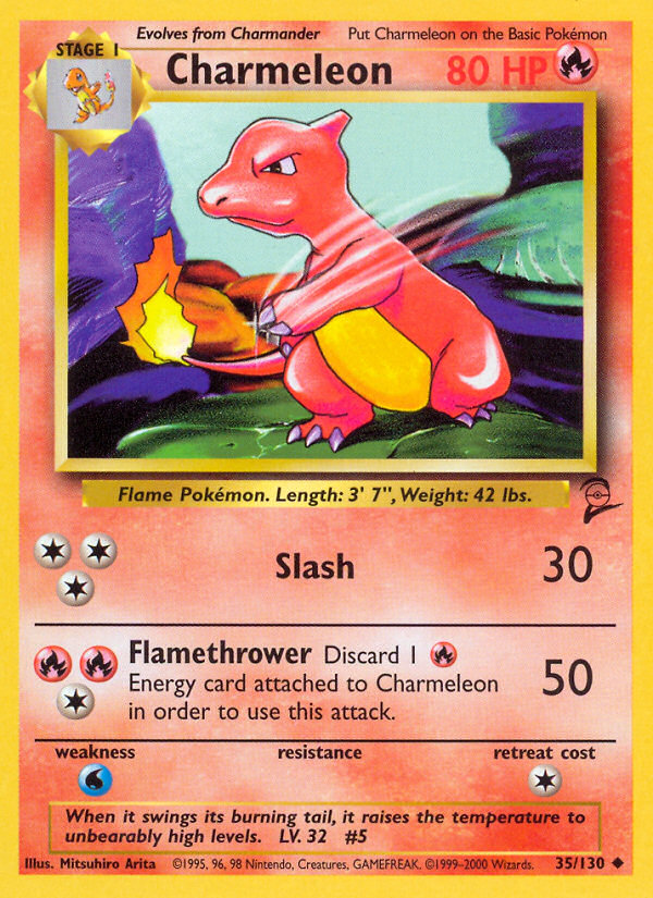 Charmeleon (35/130) [Base Set 2] | Deep Dive Games St. Marys