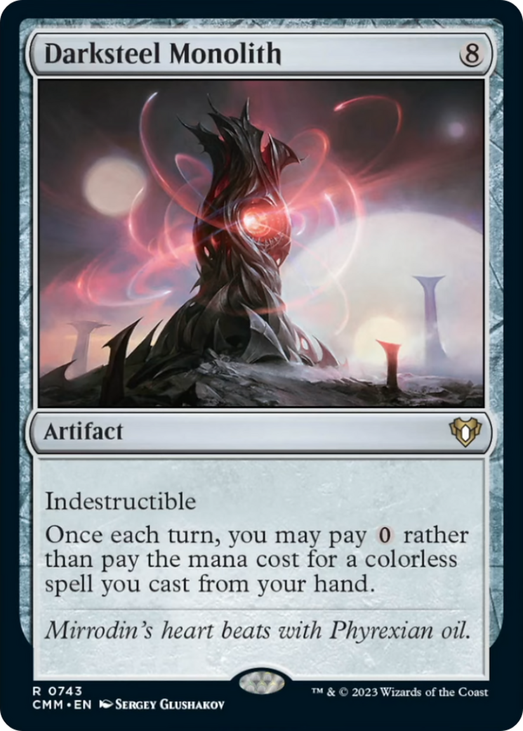 Darksteel Monolith [Commander Masters] | Deep Dive Games St. Marys