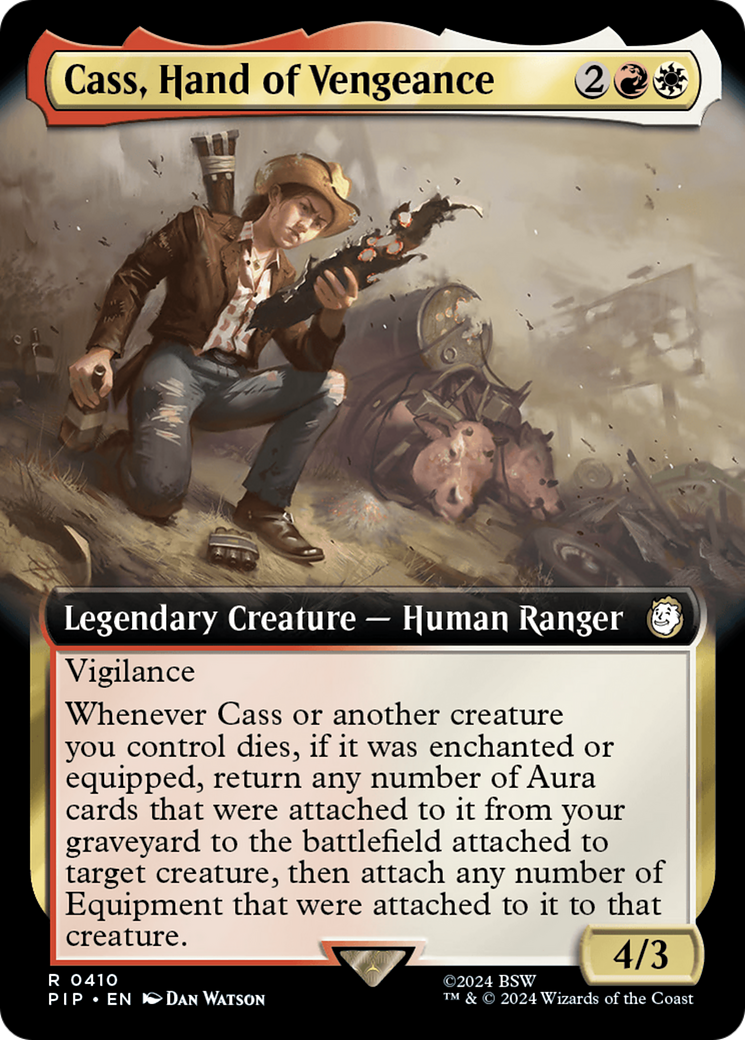 Cass, Hand of Vengeance (Extended Art) [Fallout] | Deep Dive Games St. Marys