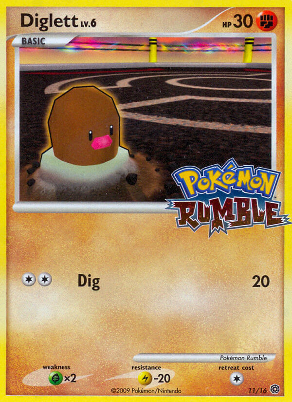 Diglett (11/16) [Pokémon Rumble] | Deep Dive Games St. Marys