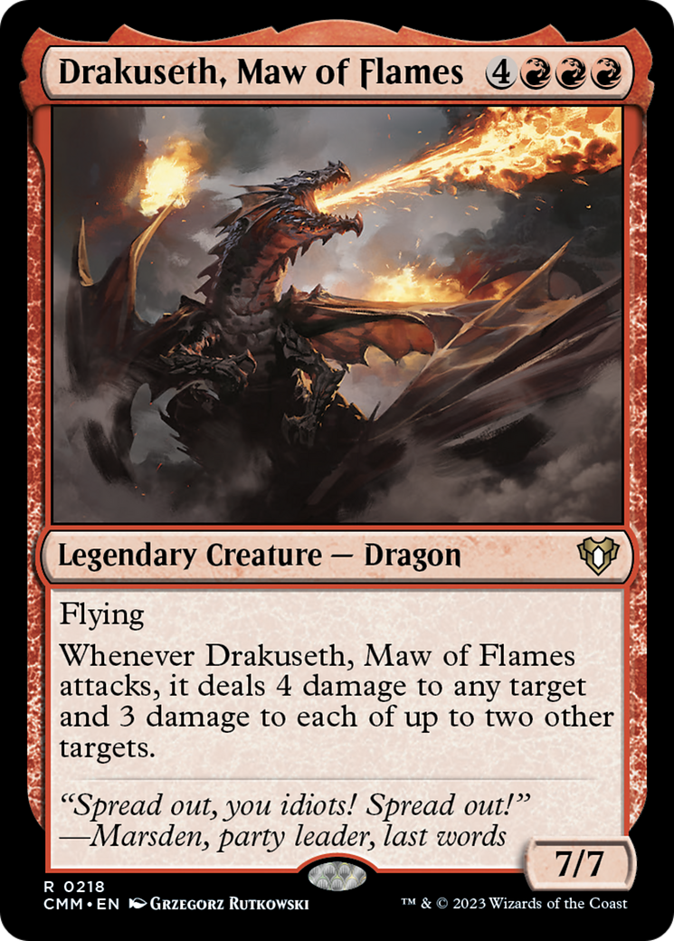 Drakuseth, Maw of Flames [Commander Masters] | Deep Dive Games St. Marys