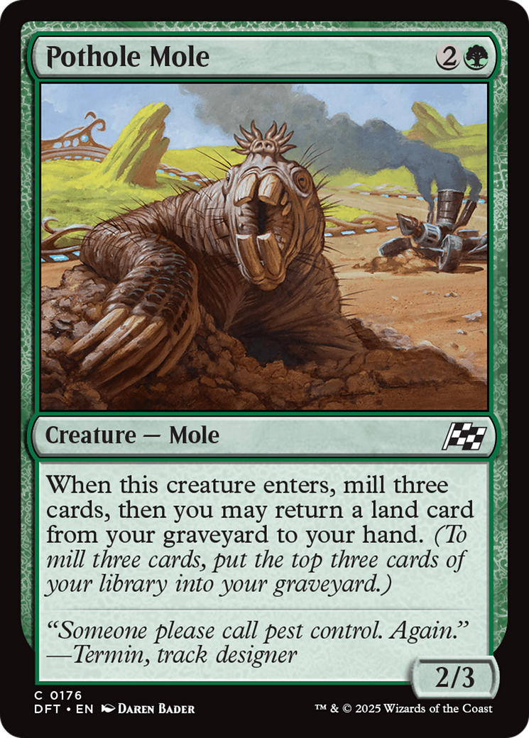 Pothole Mole [Aetherdrift] | Deep Dive Games St. Marys