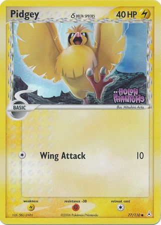 Pidgey (77/110) (Delta Species) (Stamped) [EX: Holon Phantoms] | Deep Dive Games St. Marys